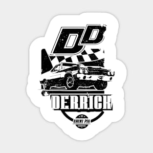 DERRICK (BLACK) Sticker